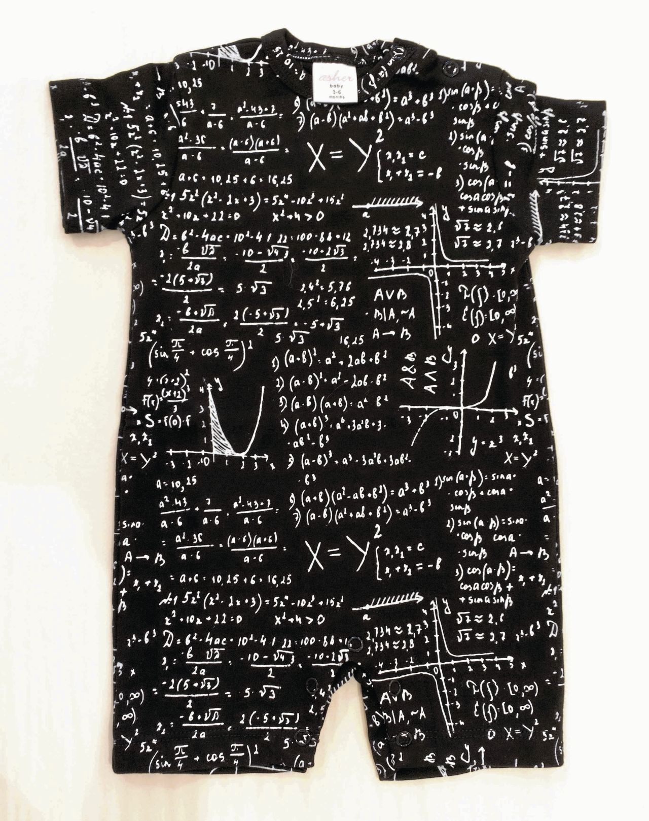 Math Short Romper from Asher Market